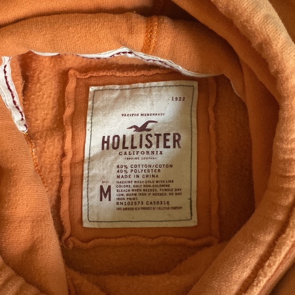 Like new Orange Hollister Sweatshirt - Picture 4 of 6